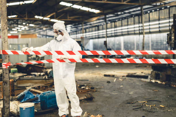 Professional Sewage Cleanup technician working in Tuleta, TX